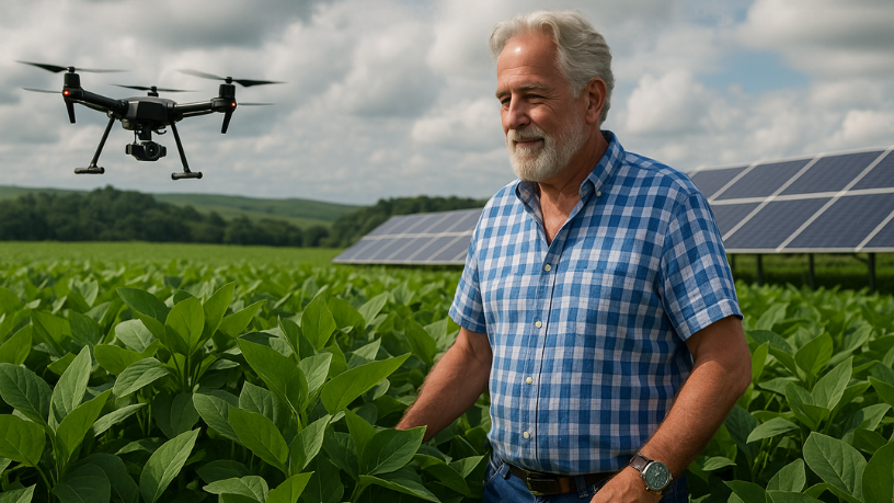 As tecnologias sustentáveis no agro reduzem impactos e aumentam eficiência, destaca Aldo Vendramin.
